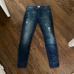 MOTHER The double Fray Charmer jeans